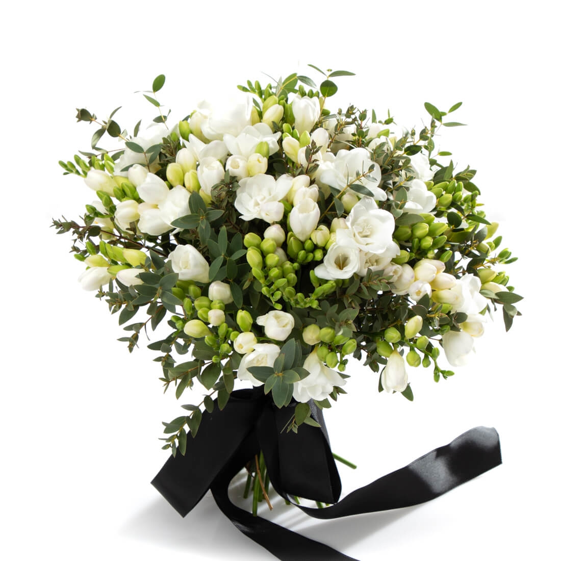 Buchet 49 frezii albe - Frezie