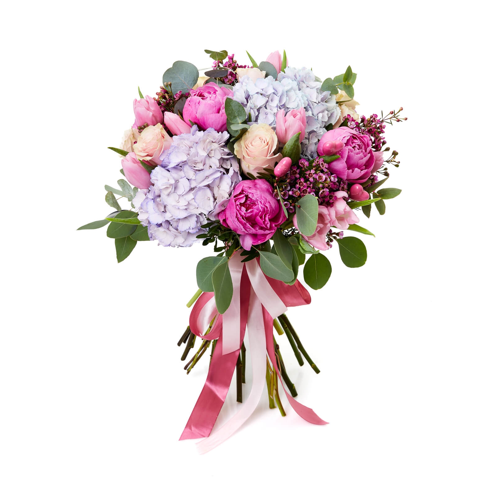 Buchet Trandafiri Si Lalele - Bujori|Hortensie|Lalea|Trandafiri