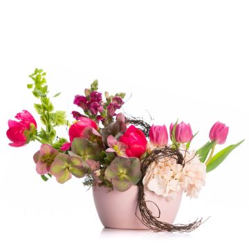 Aranjament Floral cu bujori Lille