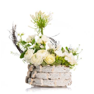 Floral arrangement with ranunculus