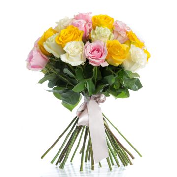 Buchet 45 Trandafiri Multicolori Undying Love