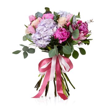 Bouquet of Roses and Tulips