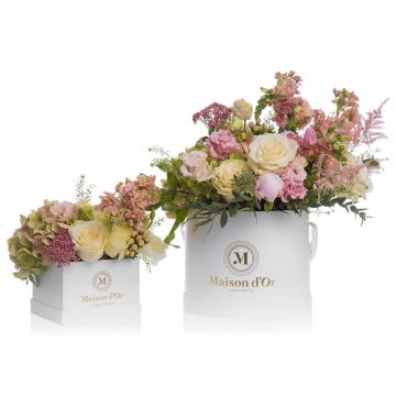 Floral arrangements in pink shades Mother-Daughter