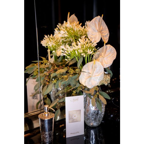 White anthurium floral arrangement