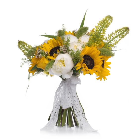 Sunflower bridal bouquet