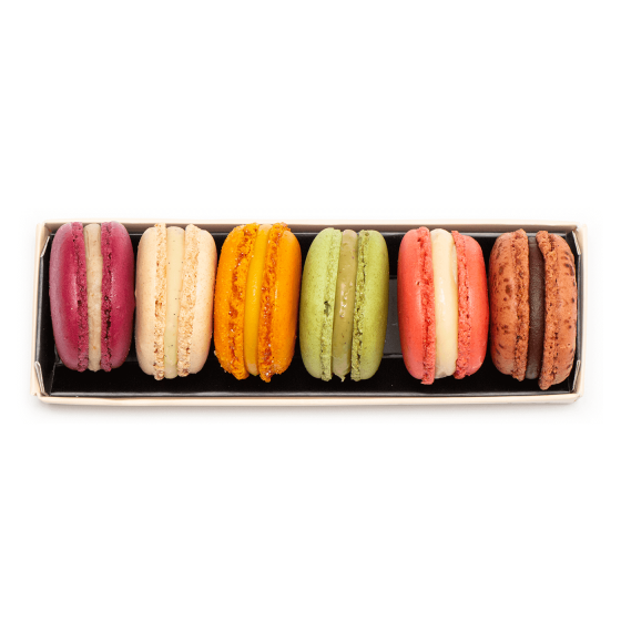 Cutie Macarons 6 bucati - by Chocolat