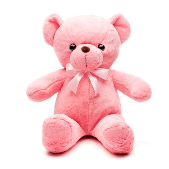 Pink plush teddy bear