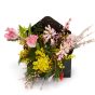 Floral Arrangement with Mimosa: Thank You