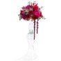 Aranjament floral de nunta din bujori, trandafiri