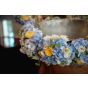 Garland Cristelnita Flowers Hydrangea Roses vuvuzela gold