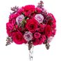 Wedding floral arrangement from mini rose, roses
