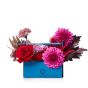 Aranjament floral cu Minirosa si Dahlia