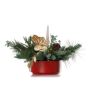 "Christmas wishes"  Christmas floral arrangement