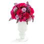 Aranjament floral de nunta din trandafiri, minirosa, liliac