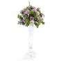 Wedding floral arrangement of scabiosa, roses