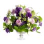 Wedding floral arrangement of freesias, roses