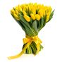 Bouquet of 99 yellow tulips