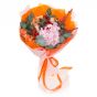 Buchet de flori hortensie si minirosa