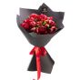 Buchet de flori cu bujori Burgundy 