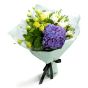 Bouquet lisianthus and hydrangea