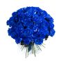 Buchet 39 trandafiri albastri