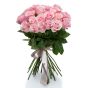 Buchet 25 trandafiri roz