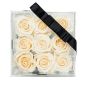 Box of 9 cryogenic champagne roses