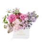 Desire collection - large white box with roses and hydrangea