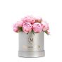 Flower box with pink peonies Anee