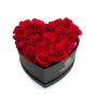 Heart box 23 red roses