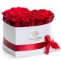 Heart box 33 red roses