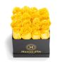 Box of 25 yellow roses