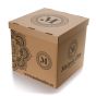 Desire-Box collection with hydrangea and Delphinium