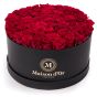 Black box with 101 red roses