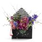 Aranjament Floral In Cutie Plic cu zambile, cymbidium si lalele - Oferta Corporate