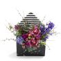 Aranjament Floral In Cutie Plic cu zambile, cymbidium si lalele - Oferta Corporate