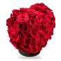 3D heart 101 red roses