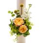 Baptism Candle Roses Vuvuzela Gold