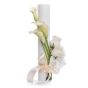 Purity short wedding candle