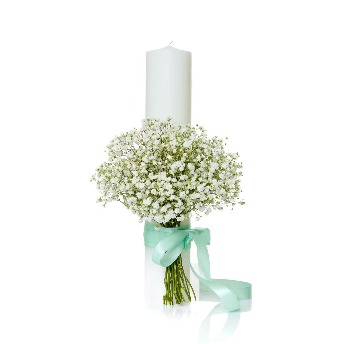 Lumanare Cununie/ Botez Pretty in White